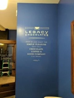 Sweet Interior Signage for a St Paul Chocolatier