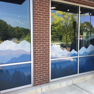 Window Signage for RAK Outfitters Back Entrance Kennesaw GA