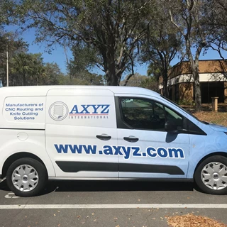 AXYZ Vehicle wrap van wrap by Image360 Tampa Ybor City